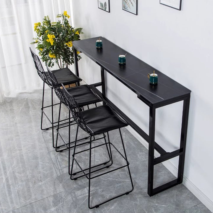 MAS-1660 Masdio Marble Slate Bar Table & Stool Masdio