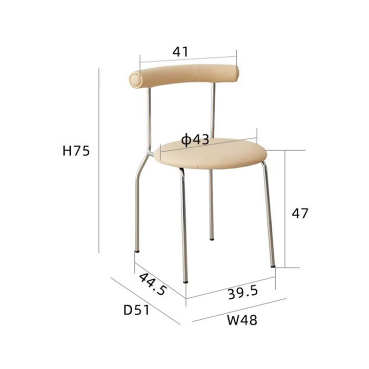 MAS-1663 Masdio Minimalist Dining Chair Masdio
