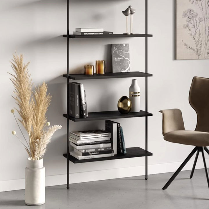 MAS-1711 Masdio Wall Mount Industrial Solid Wood Display Shelf Masdio