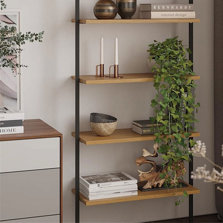 MAS-1711 Masdio Wall Mount Industrial Solid Wood Display Shelf Masdio