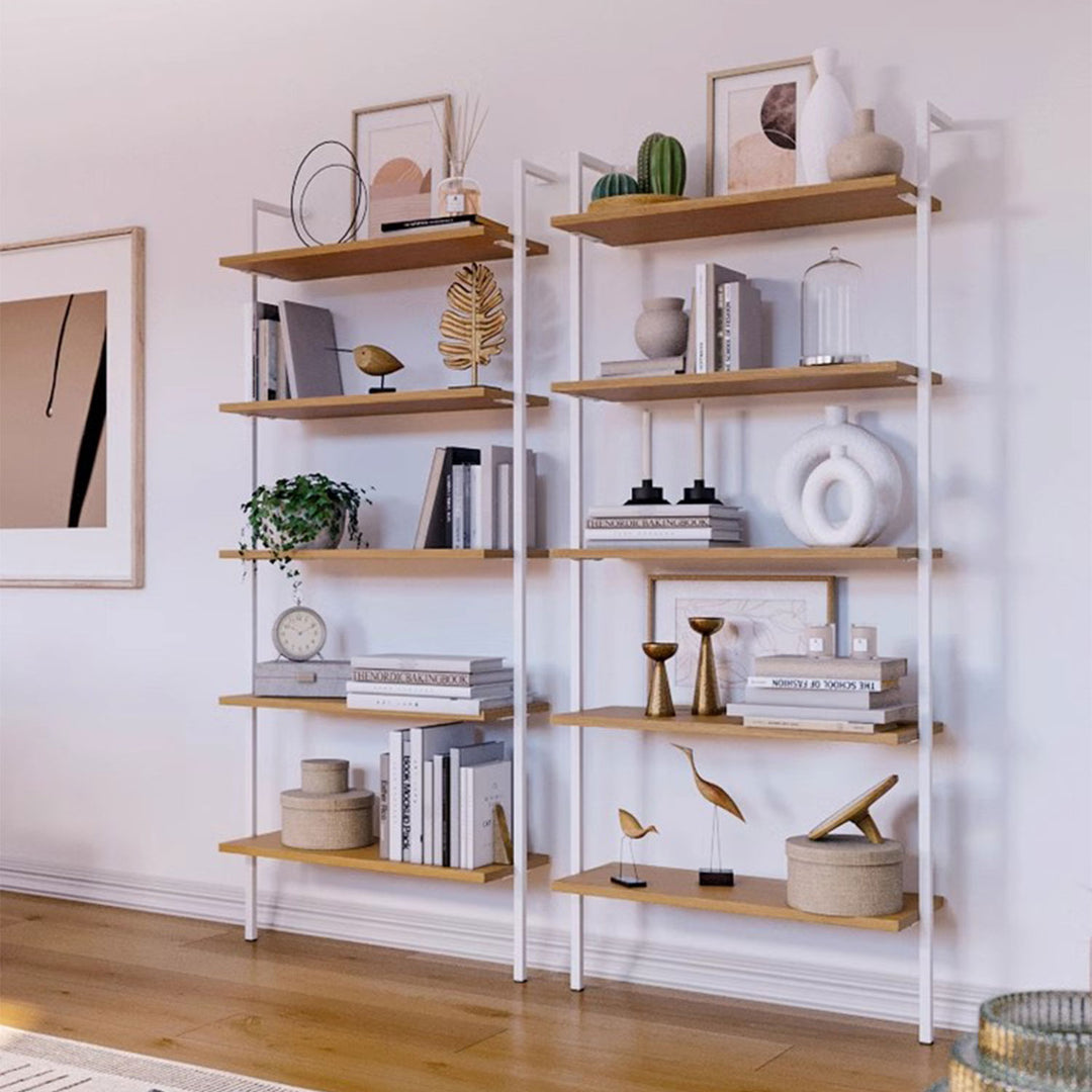 MAS-1711 Masdio Wall Mount Industrial Solid Wood Display Shelf Masdio