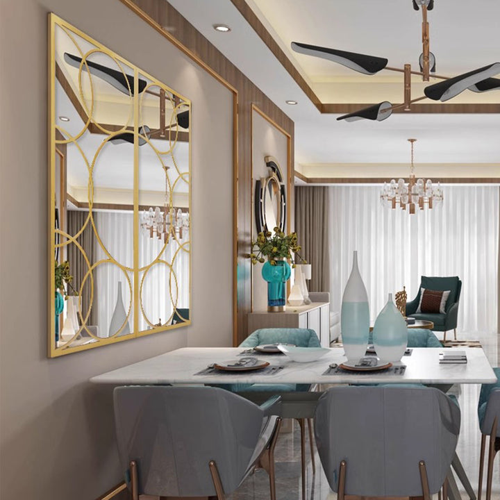 MAS-1750 Masdio French Classic Gold Accent Mirror Present Them