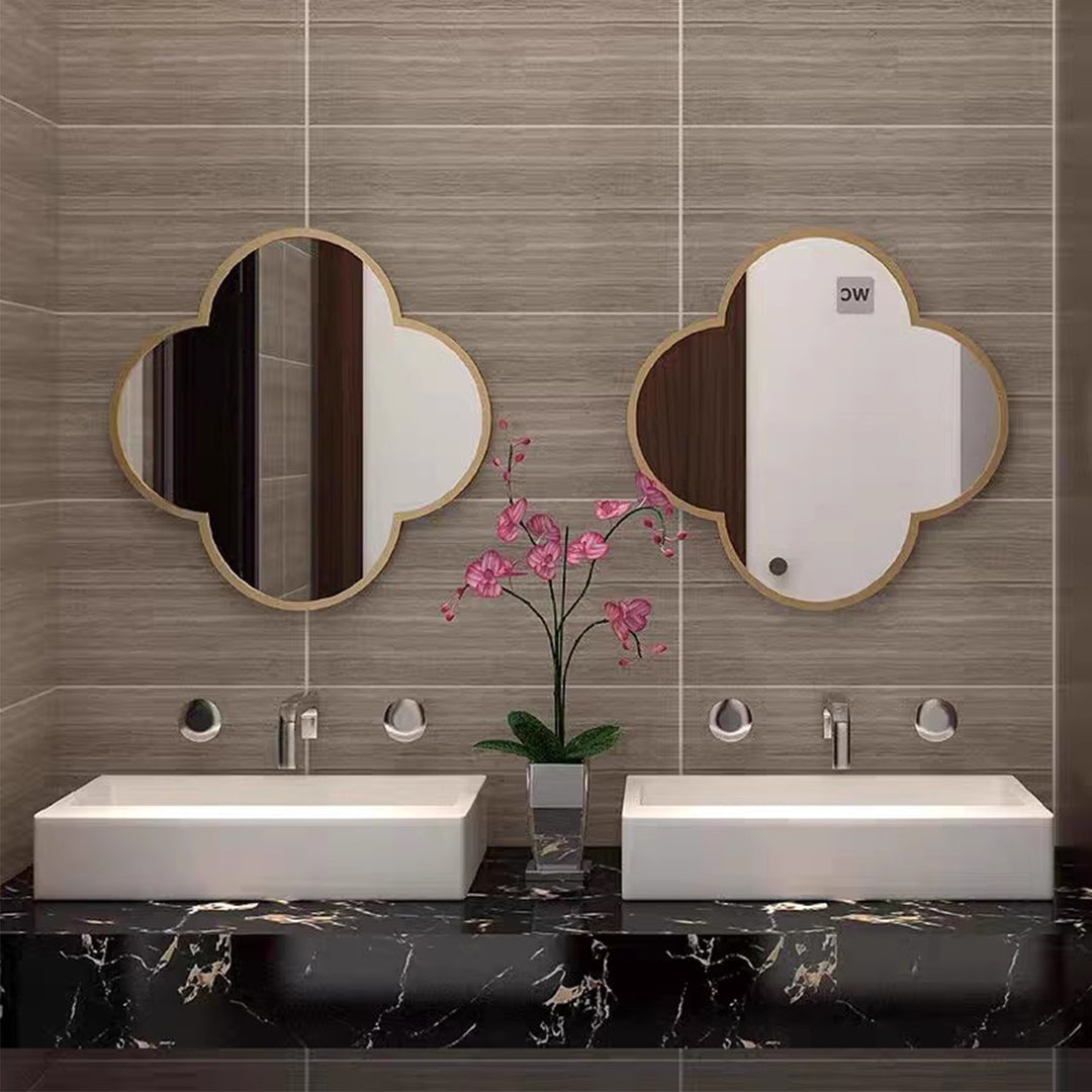 MAS-1753 Masdio Four Leaf Clover Wall Mirror Masdio
