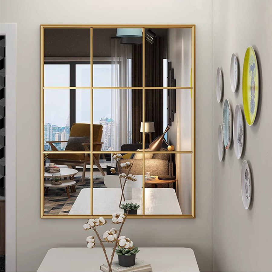 MAS-1756 Masdio Large Wall Window Grill Mirror Masdio