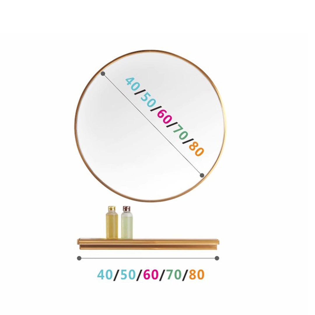 MAS-1761 Masdio Modern Industrial Large Round Wall Mirror Masdio