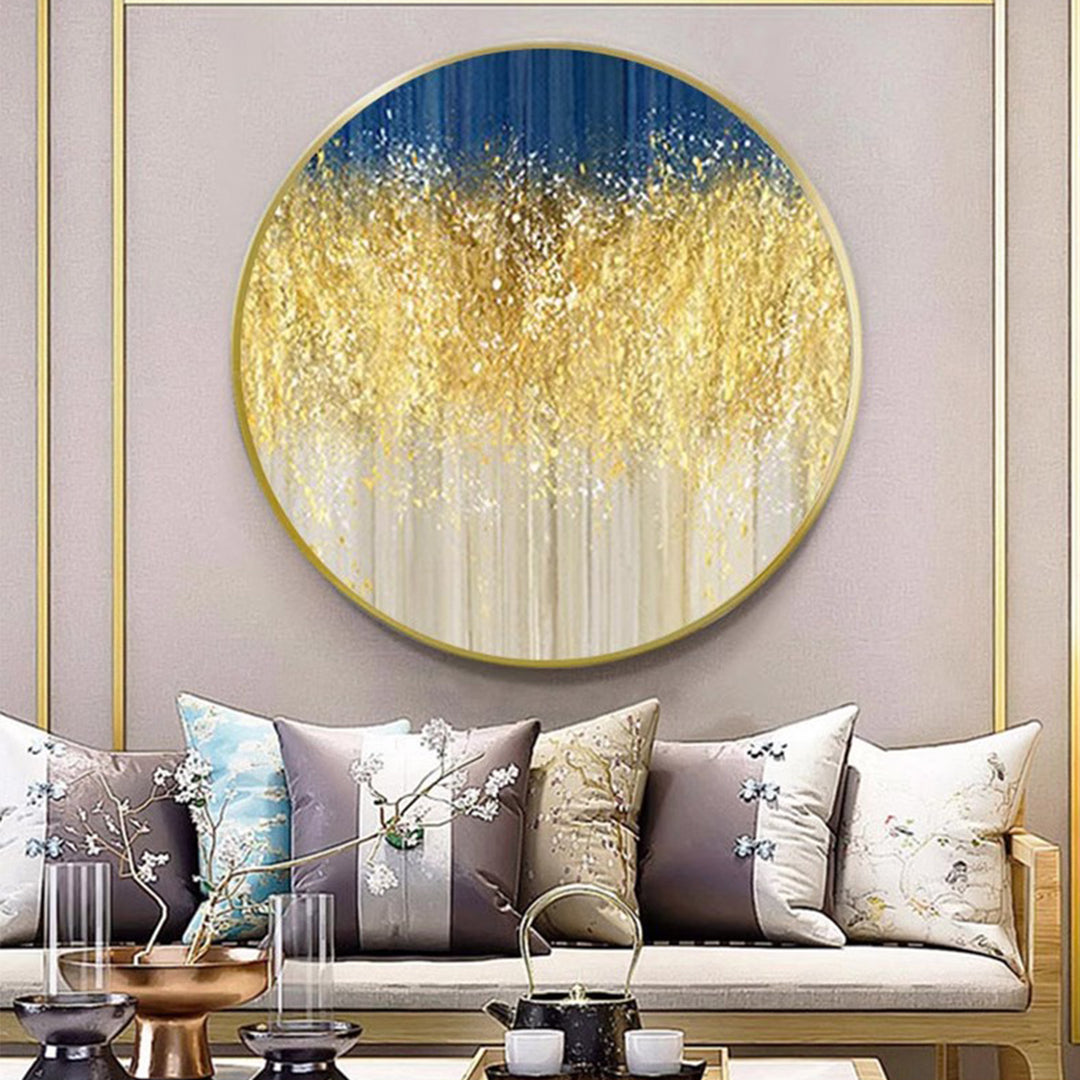 MAS-1762 Masdio Gold Dust Round Wall Pop Art Masdio
