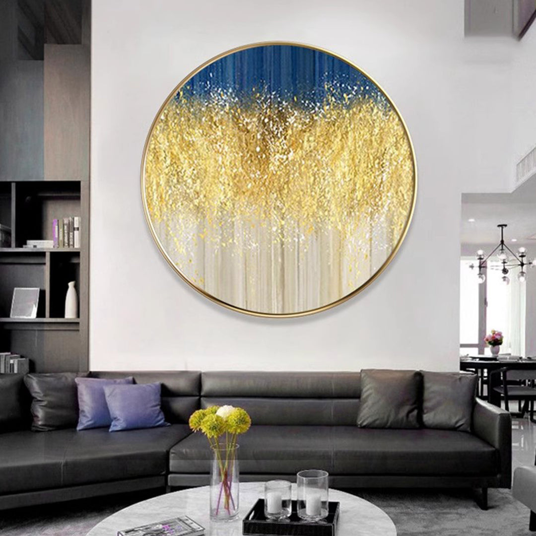 MAS-1762 Masdio Gold Dust Round Wall Pop Art Masdio