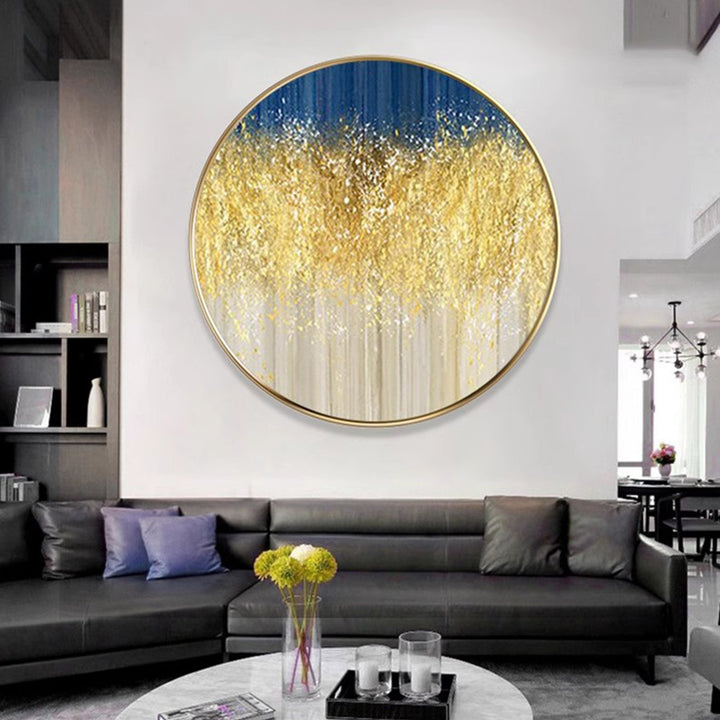 MAS-1762 Masdio Gold Dust Round Wall Pop Art Masdio
