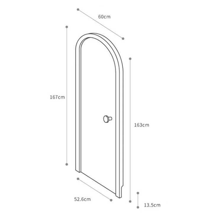 MAS-1774 Masdio Velvet Arch Wood Mirror Masdio