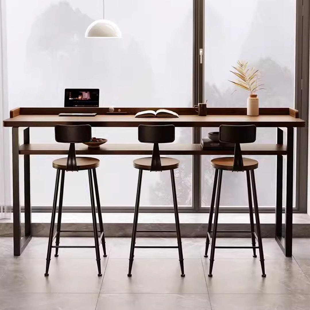 MAS-1796 Masdio Rustic Solid Wood Bar Table Masdio