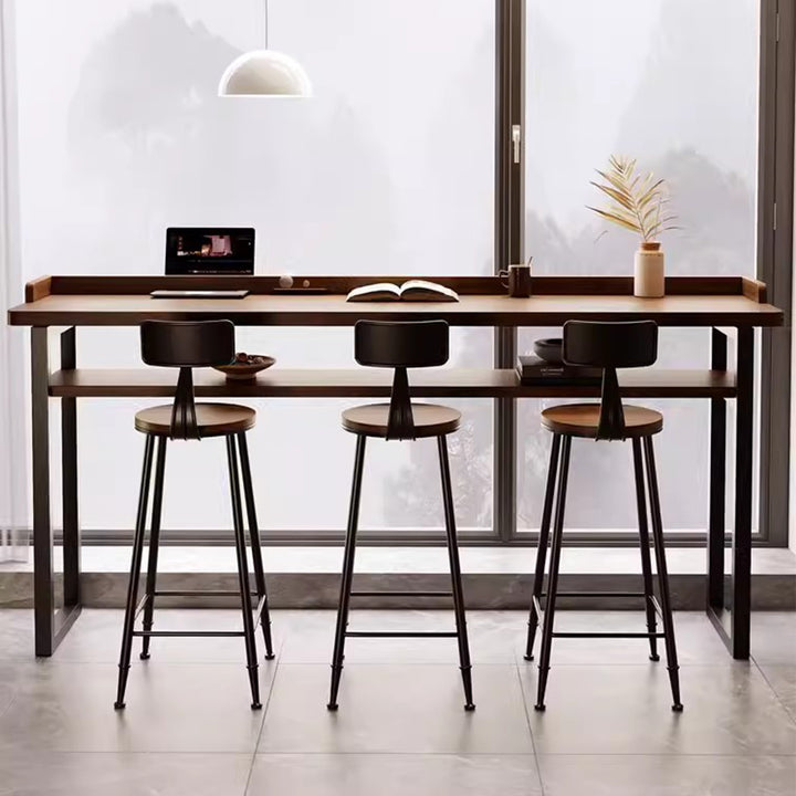 MAS-1796 Masdio Rustic Solid Wood Bar Table Masdio