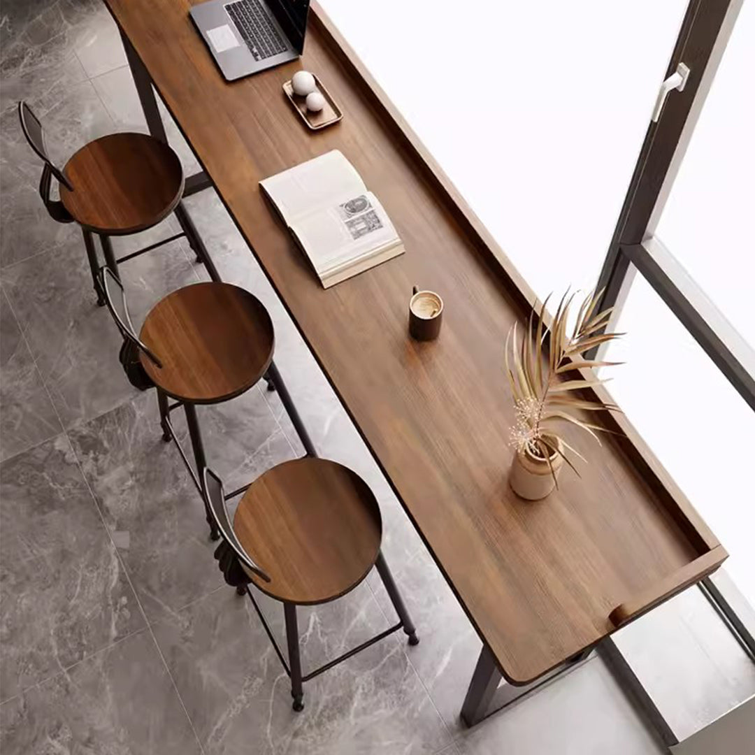 MAS-1796 Masdio Rustic Solid Wood Bar Table Masdio