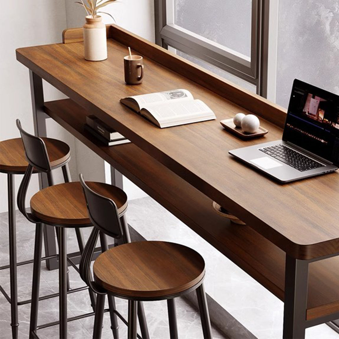 MAS-1796 Masdio Rustic Solid Wood Bar Table Masdio