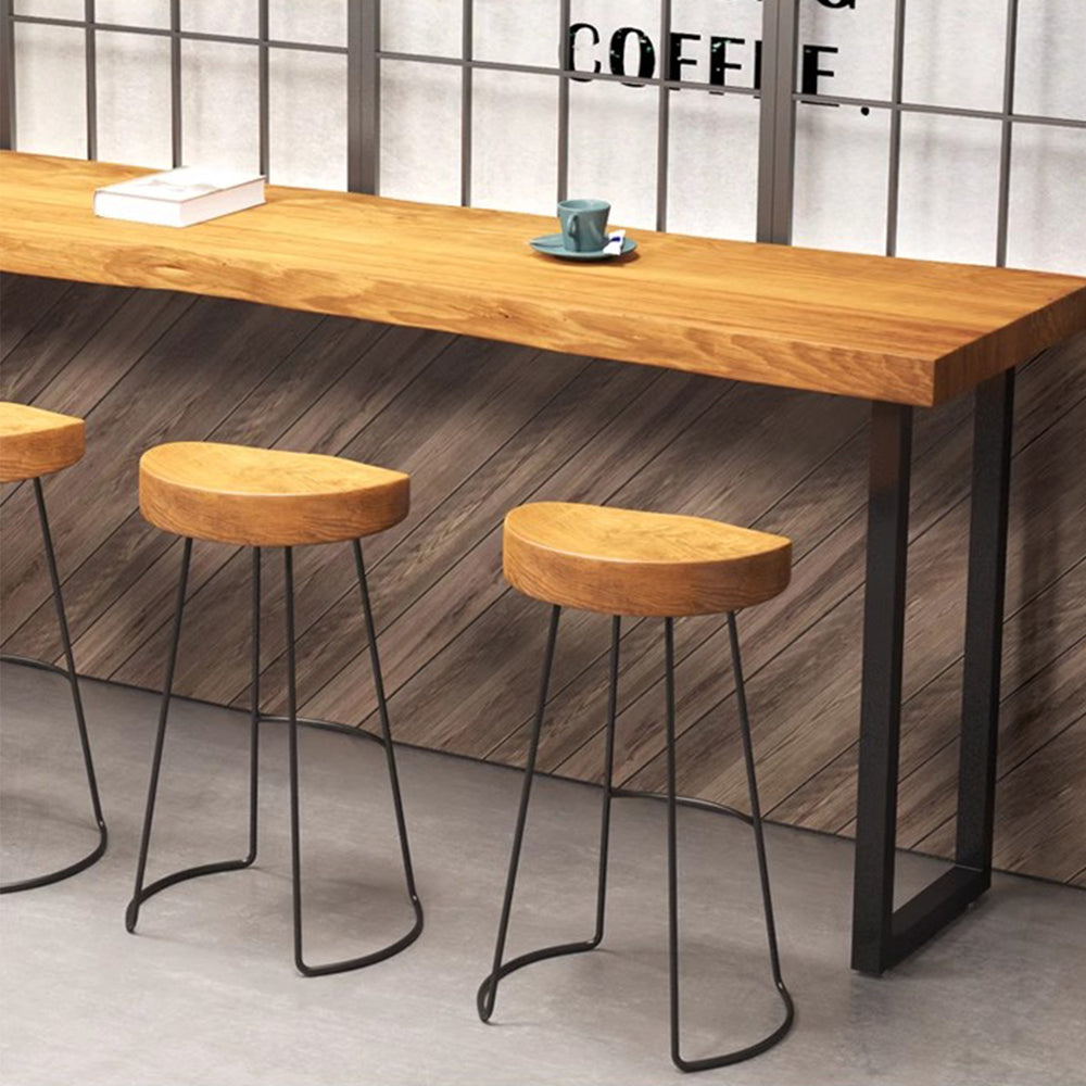 MAS-1797 Masdio Rustic Wooden Bar Table & Stool Masdio
