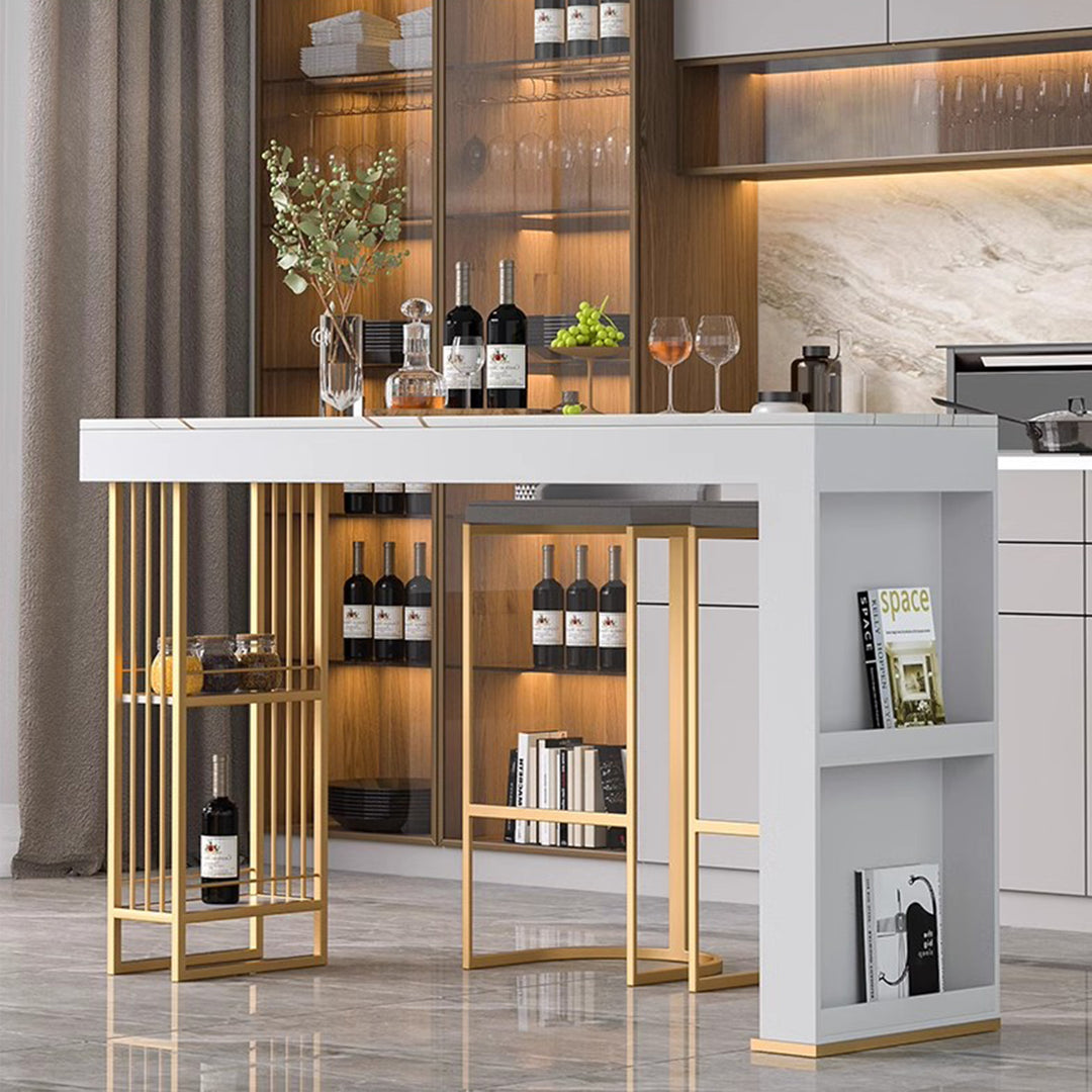 MAS-1803 Masdio Modern Slate Bar Table Masdio