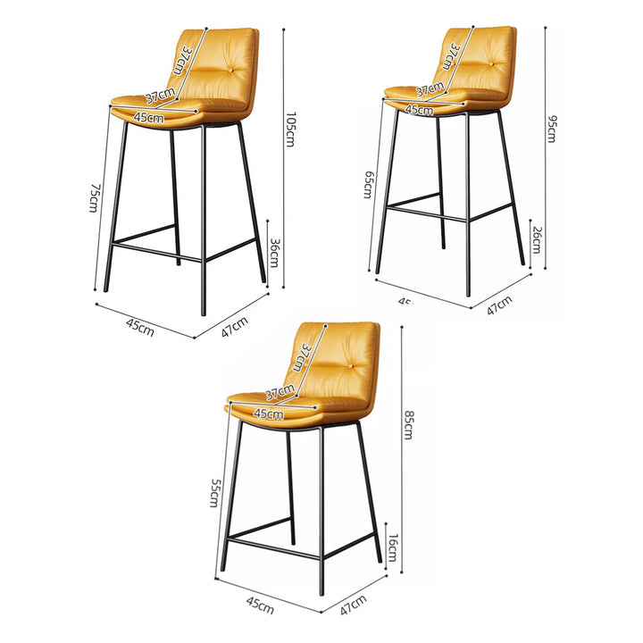 MAS-1807 Masdio Modern Leathaire Bar Stool Masdio