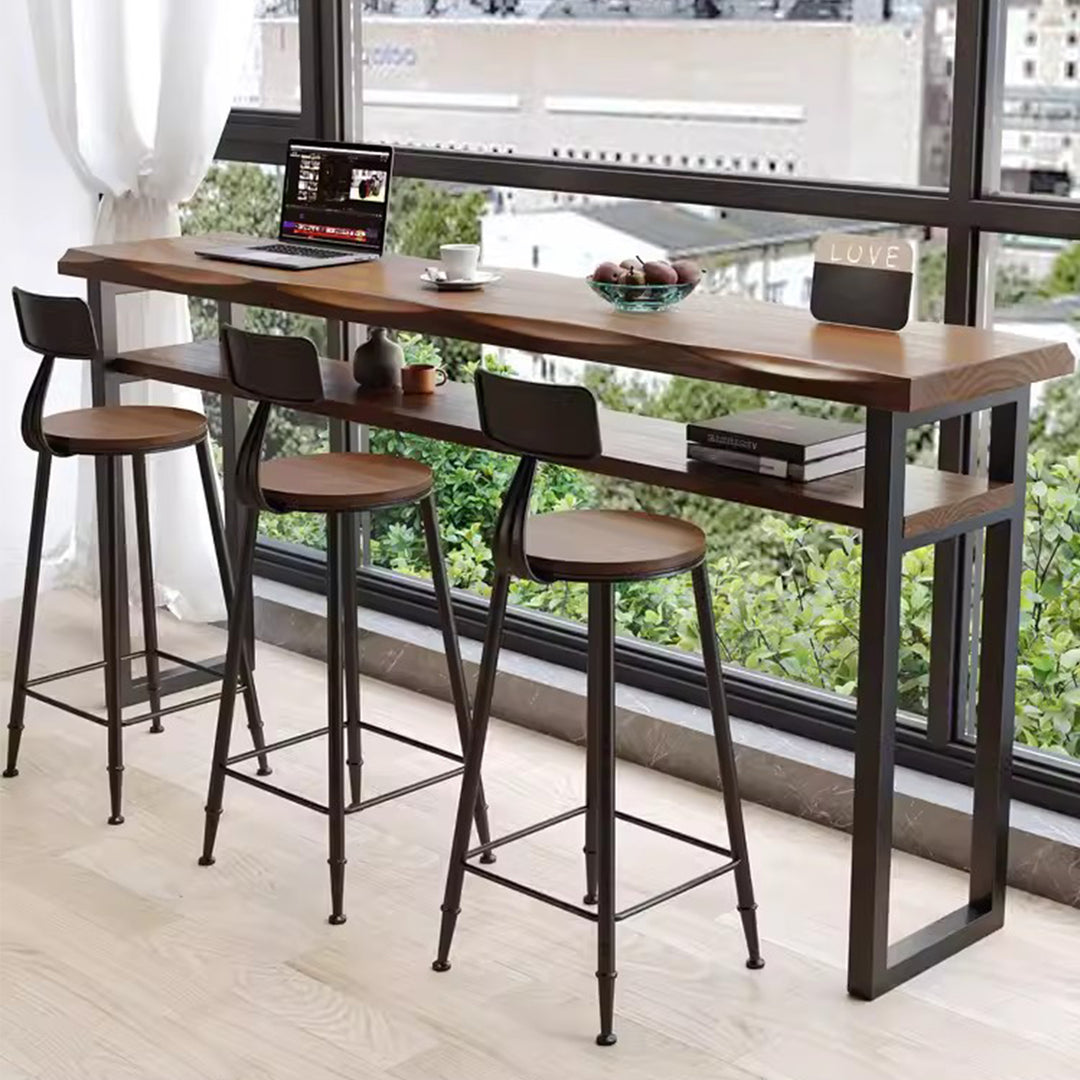 MAS-1808 Masdio Rustic Solid Wood Bar Table Masdio