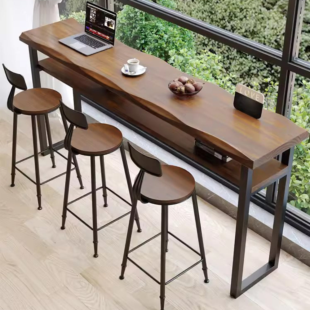 MAS-1808 Masdio Rustic Solid Wood Bar Table Masdio