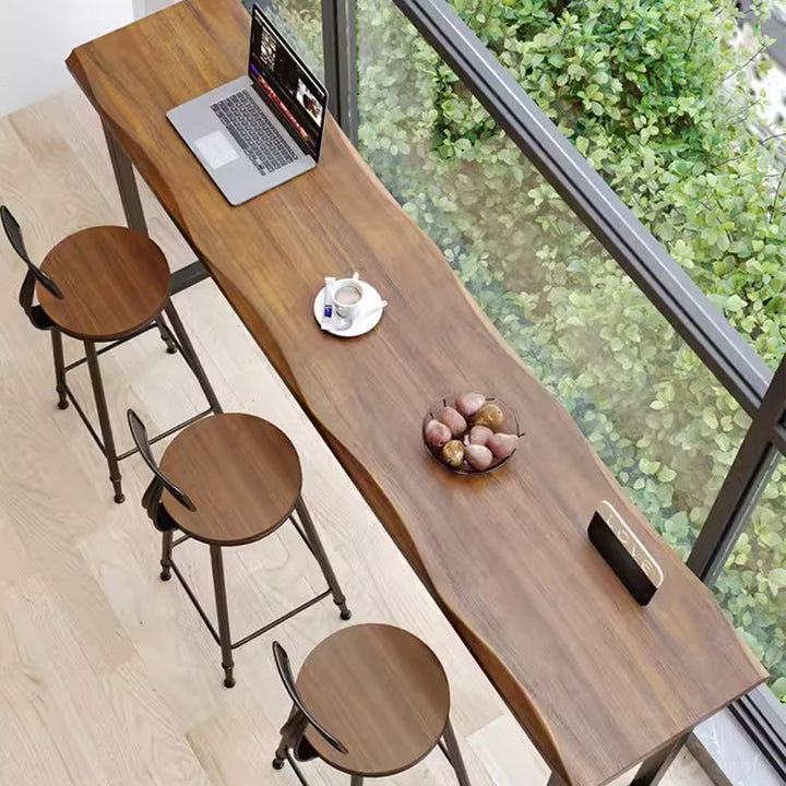 MAS-1808 Masdio Rustic Solid Wood Bar Table Masdio