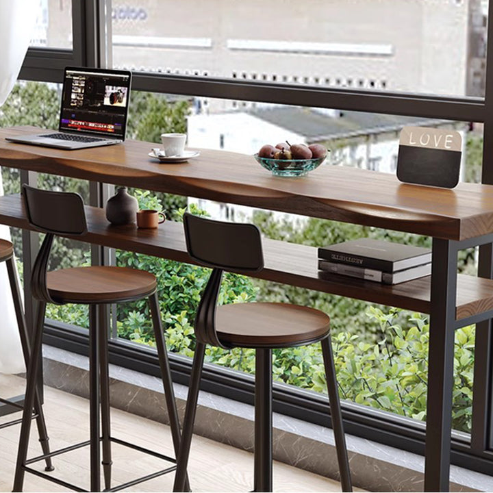 MAS-1808 Masdio Rustic Solid Wood Bar Table Masdio