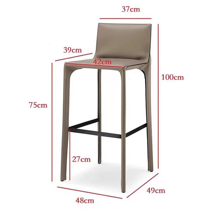 MAS-1809 Masdio Modern Leather Bar Stool Masdio