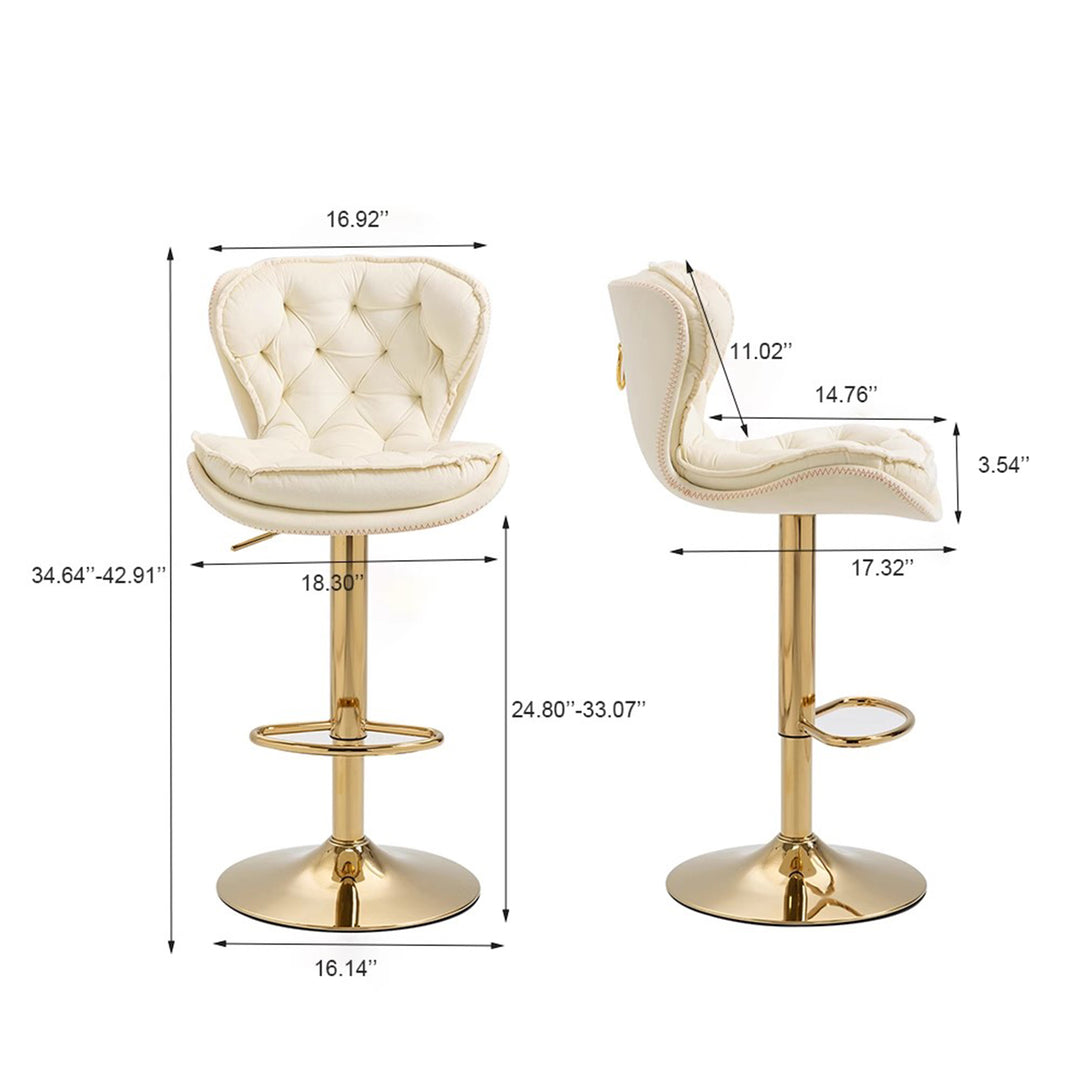 MAS-1829 Masdio Victorian Swivel Bar Stool Masdio