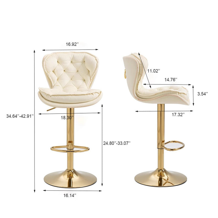 MAS-1829 Masdio Victorian Swivel Bar Stool Masdio