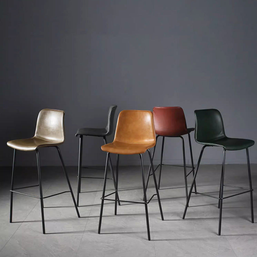 MAS-1832 Masdio Vintage Faux Leather Bar Stool Masdio