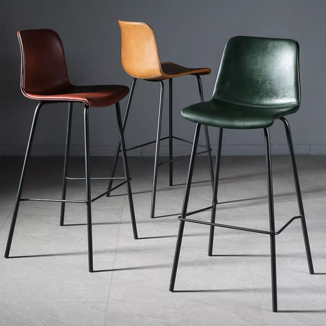 MAS-1832 Masdio Vintage Faux Leather Bar Stool Masdio