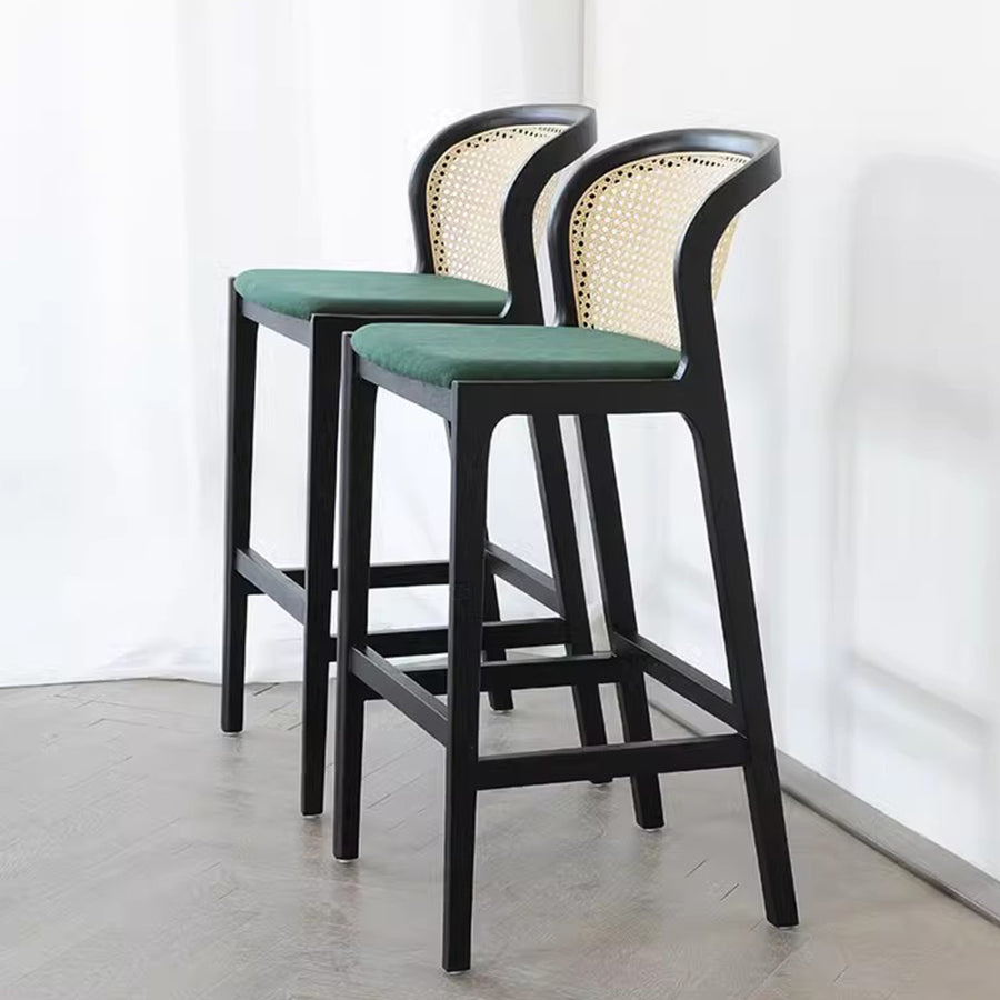 MAS-1838 Masdio Mid Century Rattan Bar Stool Masdio
