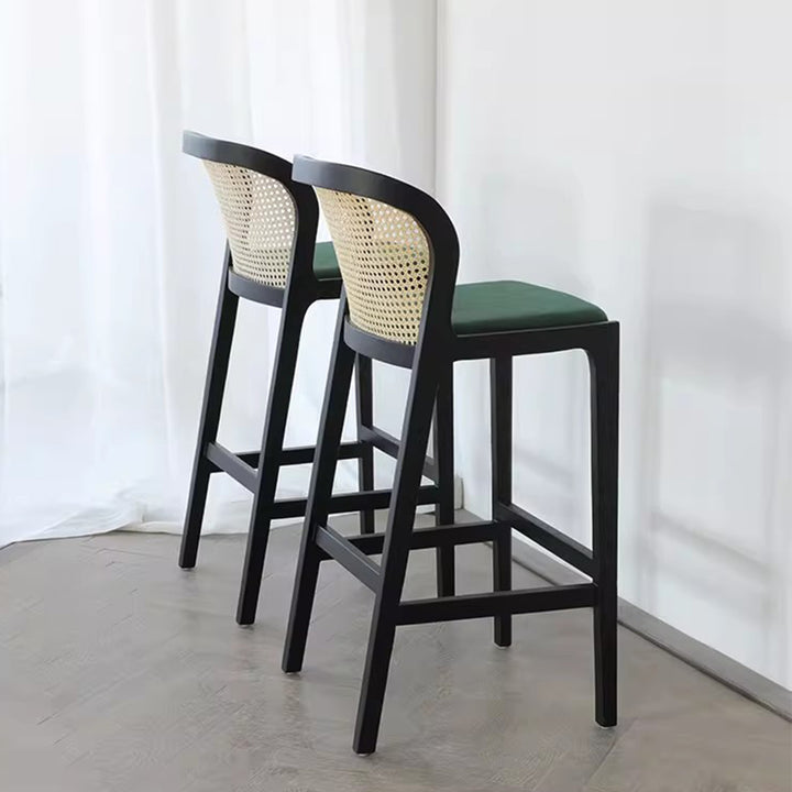 MAS-1838 Masdio Mid Century Rattan Bar Stool Masdio