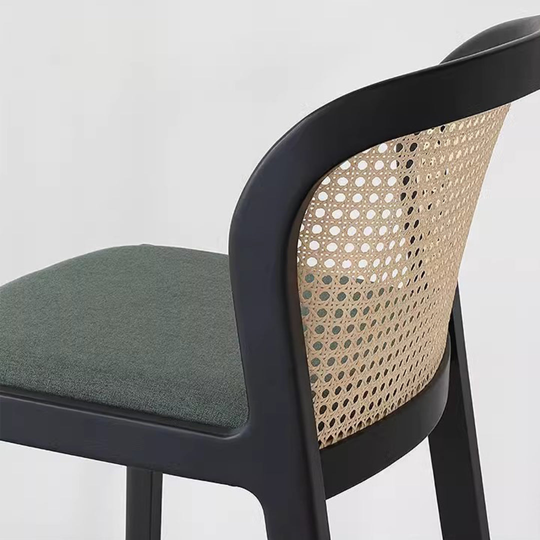 MAS-1838 Masdio Mid Century Rattan Bar Stool Masdio