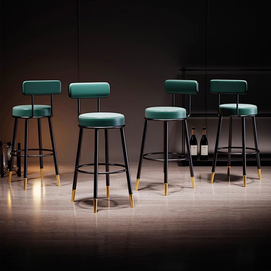 MAS-1849 Masdio Modern Velvet Bar Stool Masdio