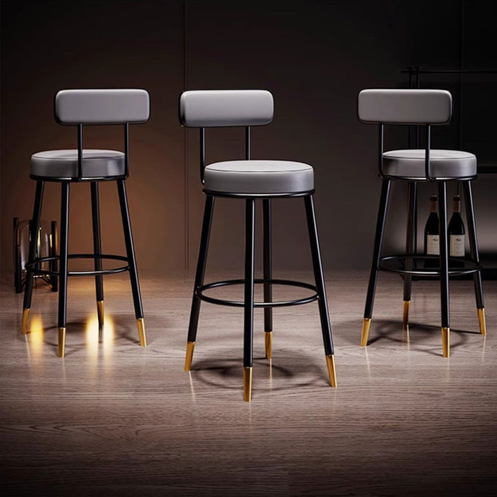 MAS-1849 Masdio Modern Velvet Bar Stool Masdio