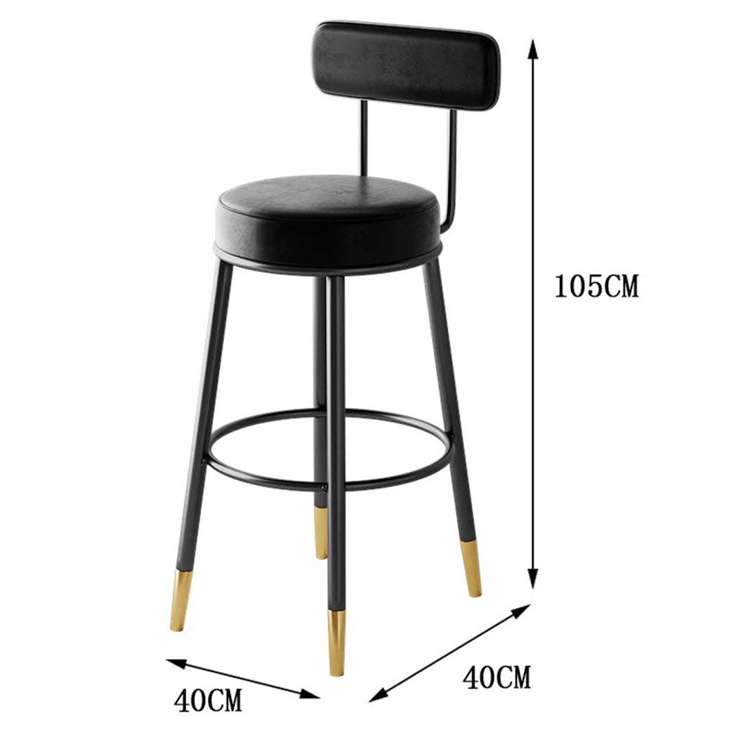 MAS-1849 Masdio Modern Velvet Bar Stool Masdio