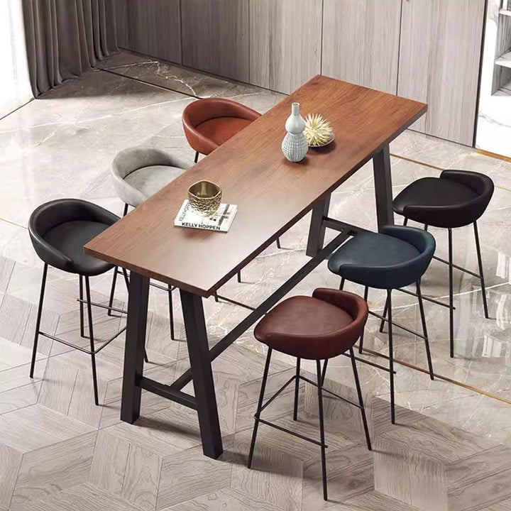 MAS-1850 Masdio Rustic Solid Wood Bar Table Masdio