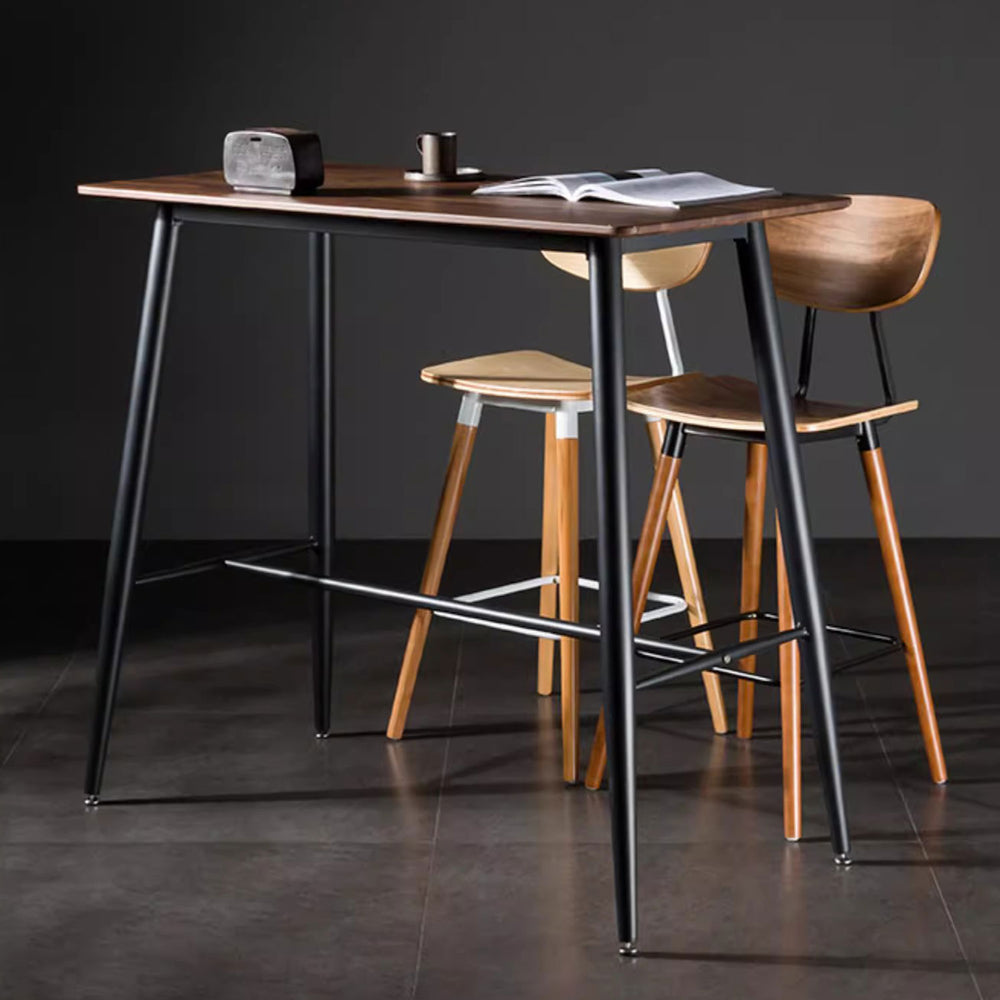 MAS-1852 Masdio Industrial Solid Wood Bar Table Masdio