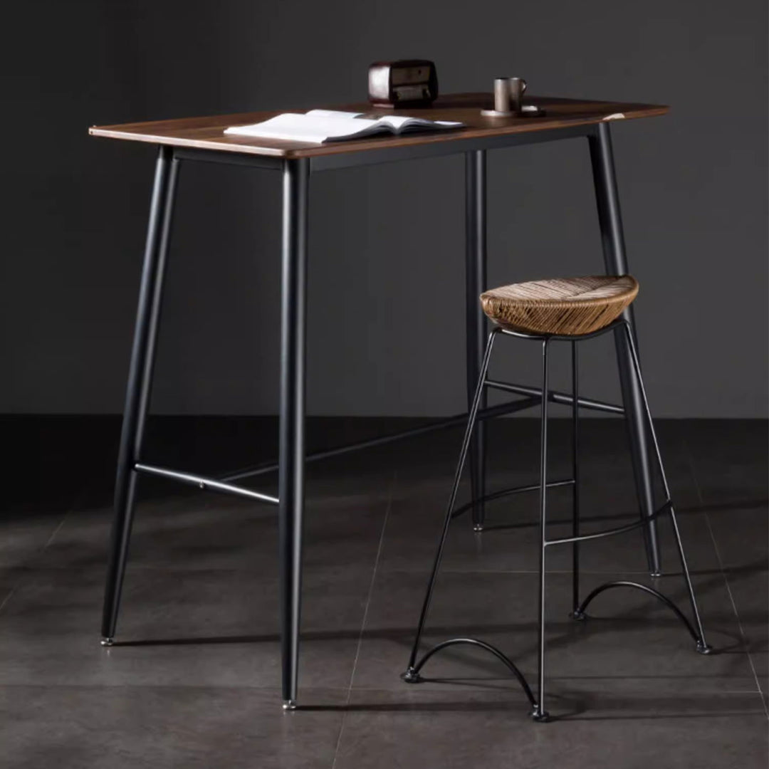 MAS-1852 Masdio Industrial Solid Wood Bar Table Masdio