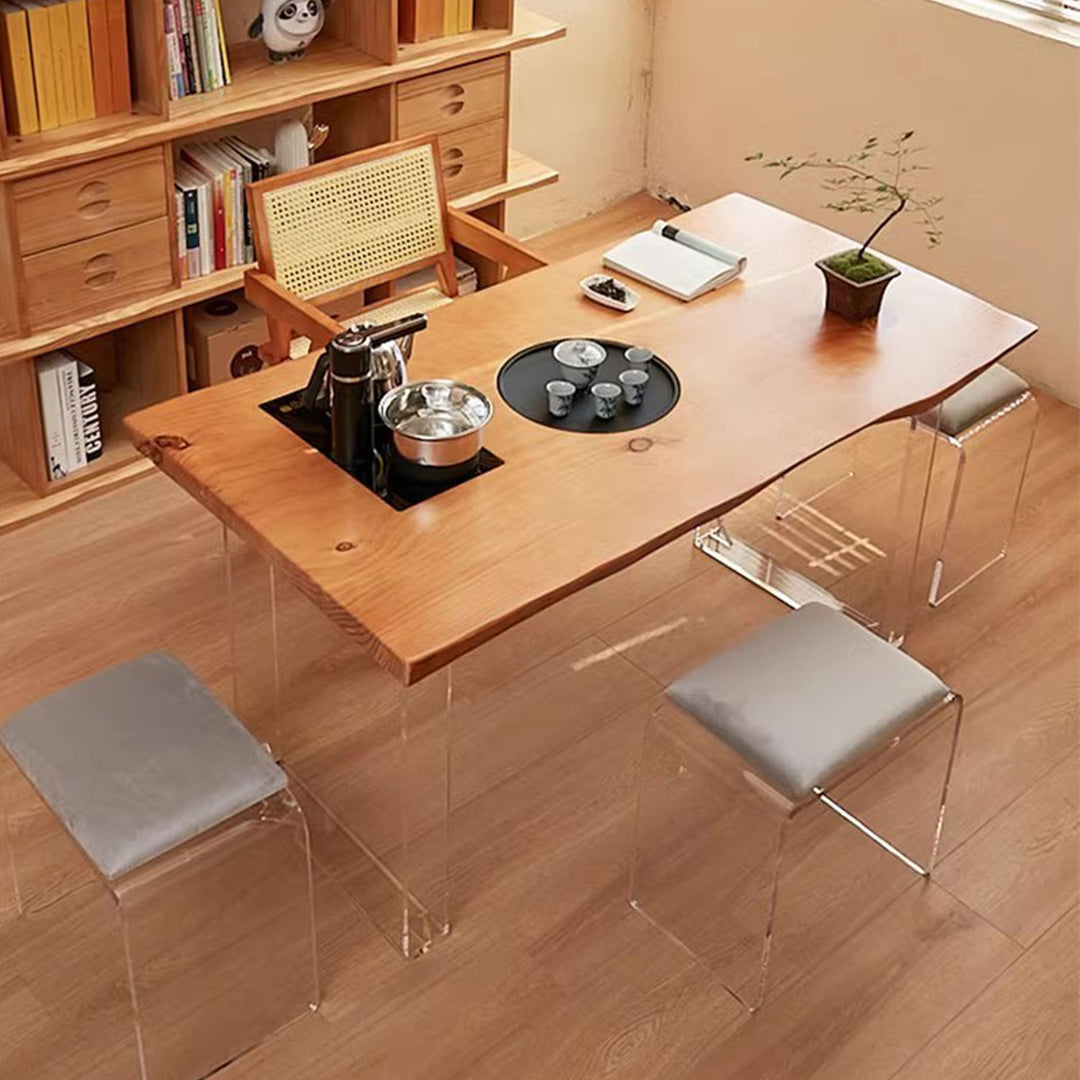 MAS-1861 Masdio Japandi Solid Wood Dining Table Masdio