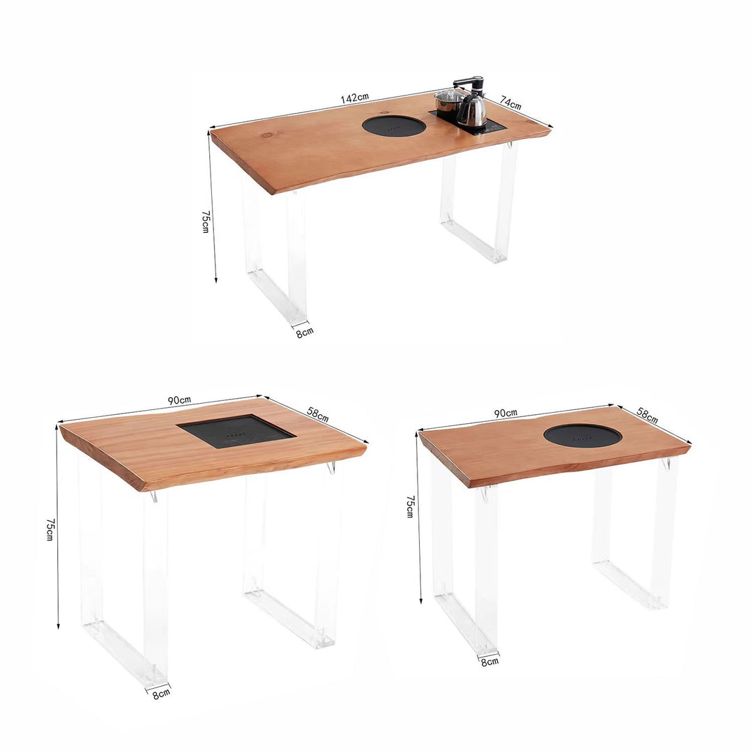 MAS-1861 Masdio Japandi Solid Wood Dining Table Masdio