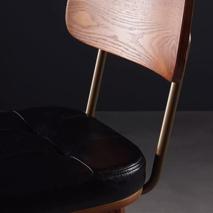 MAS-1862 Masdio Industrial Walnut Bar Chair Masdio