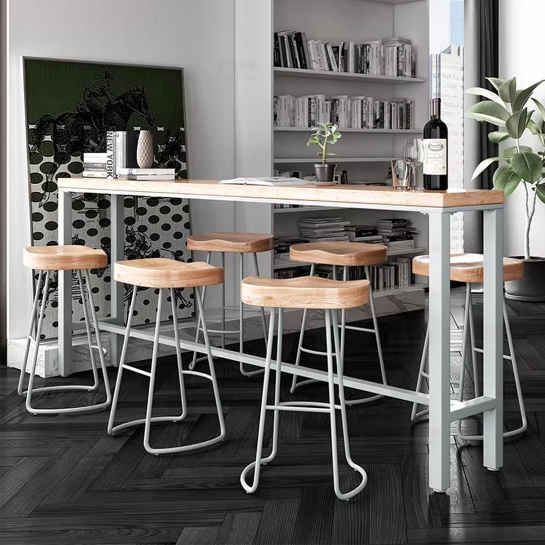 MAS-1865 Masdio Scandinavian Solid Wood Bar Table Masdio