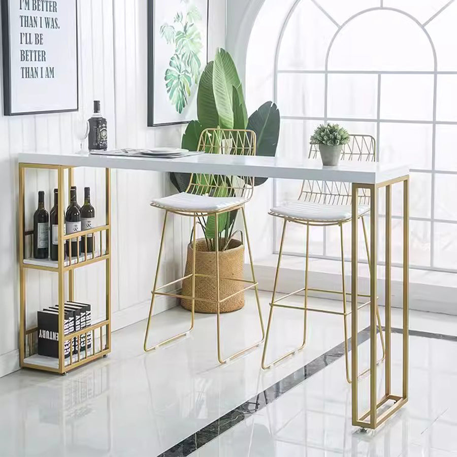 MAS-1874 Masdio Modern Industrial Solid Wood Bar Table Masdio