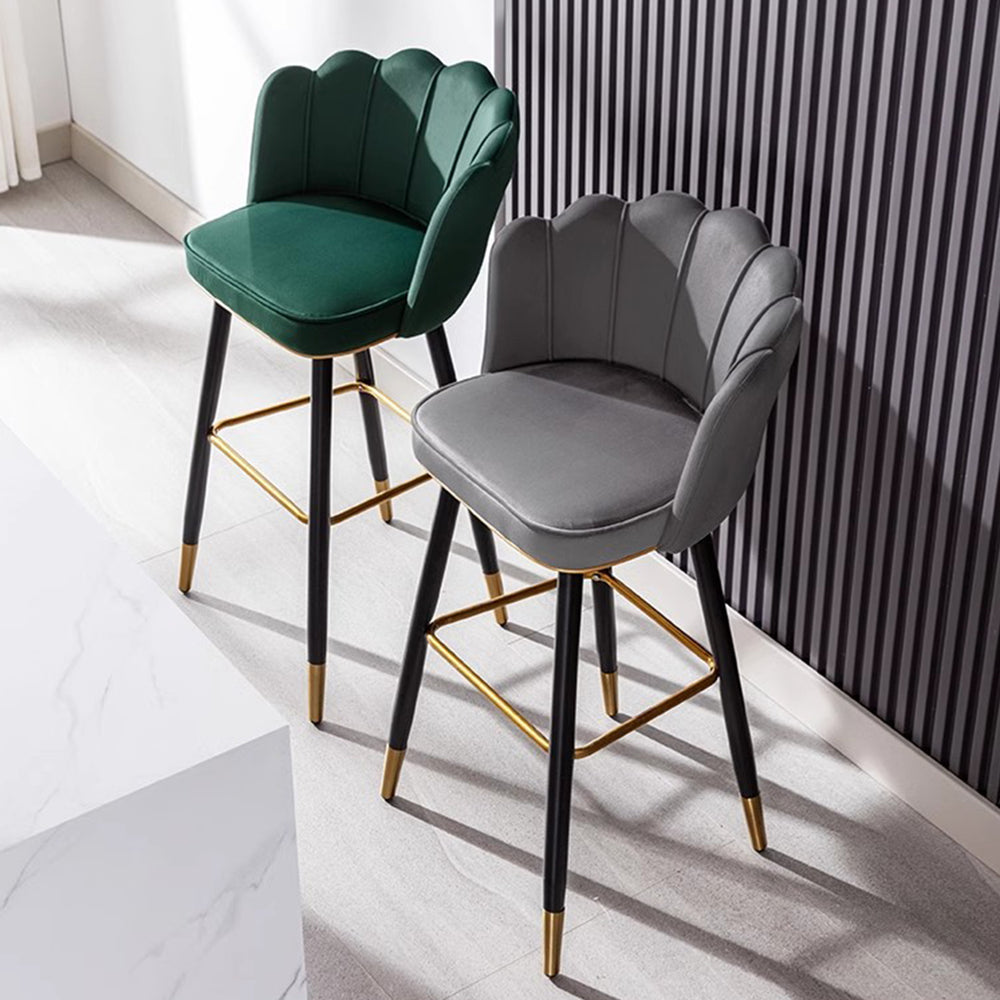 MAS-1881 Masdio Modern Velvet Bar Chair Masdio