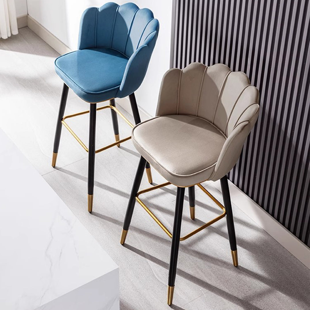 MAS-1881 Masdio Modern Velvet Bar Chair Masdio