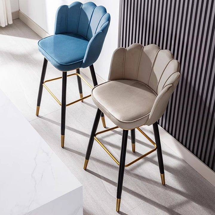 MAS-1881 Masdio Modern Velvet Bar Chair Masdio