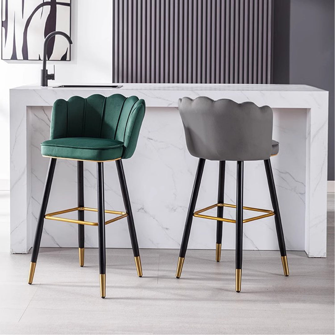 MAS-1881 Masdio Modern Velvet Bar Chair Masdio