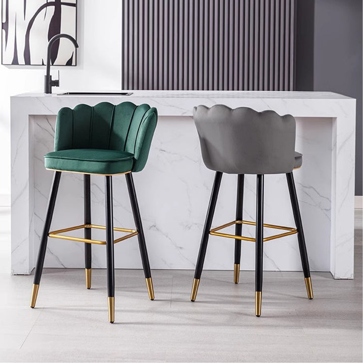 MAS-1881 Masdio Modern Velvet Bar Chair Masdio