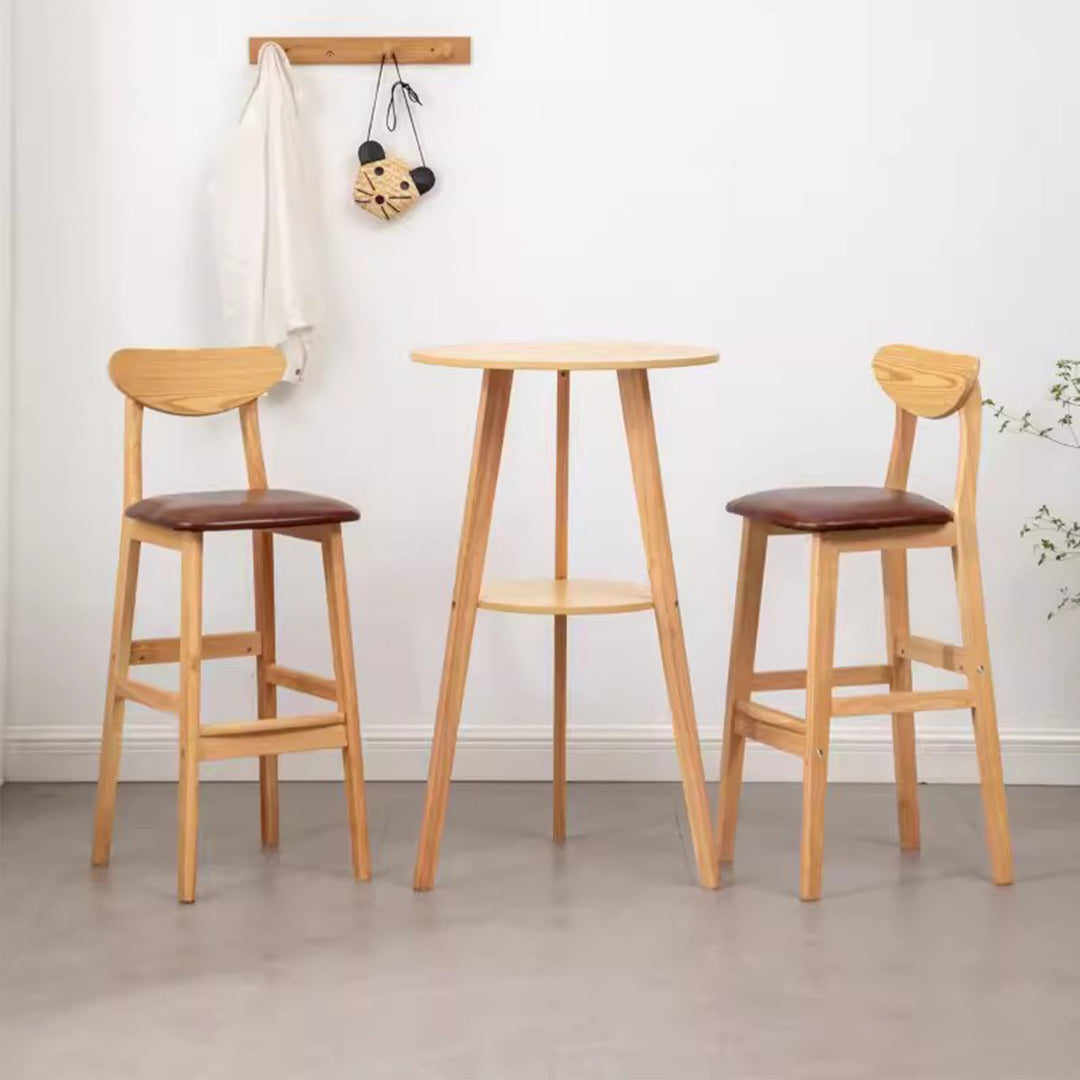 MAS-1885 Masdio Scandinavian Bar Table & Stools Masdio