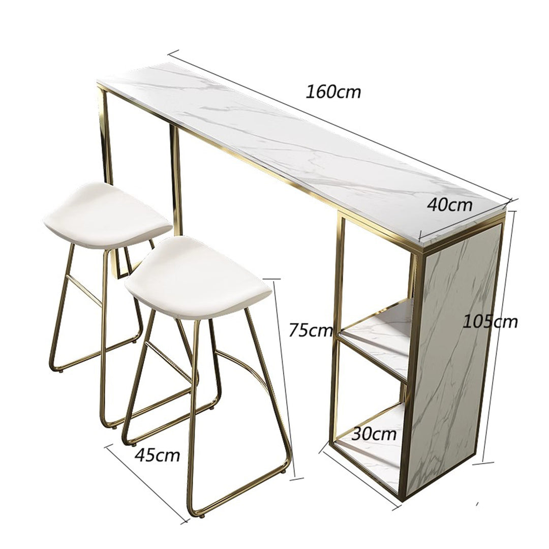 MAS-1887 Masdio Modern Marble Bar Table Masdio